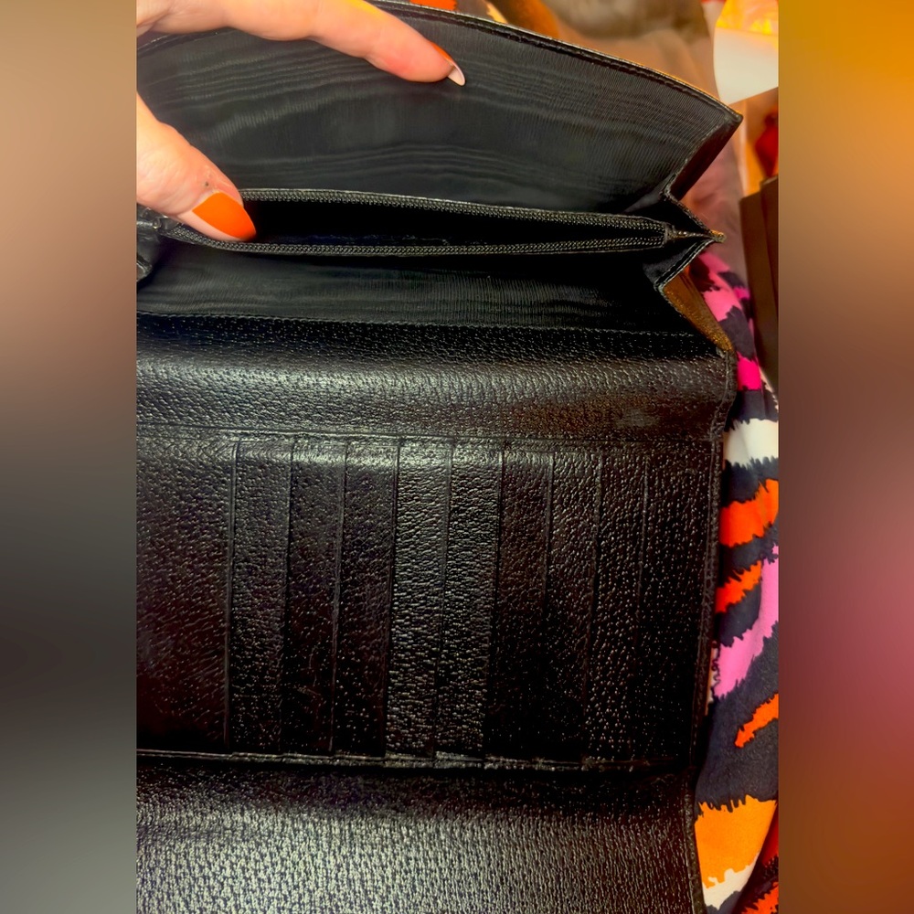 GUCCI Long Large Leather Wallet Black - Picture 13 of 16